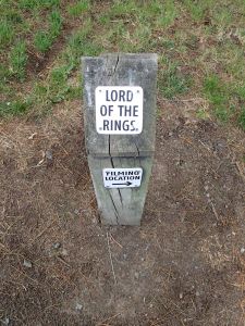 LotR Film Location Sign